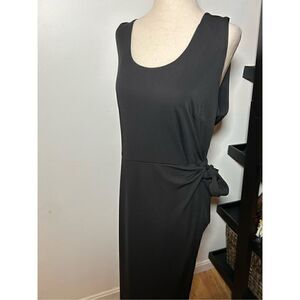 Ann Taylor black wrap dress size 12 or large work dress